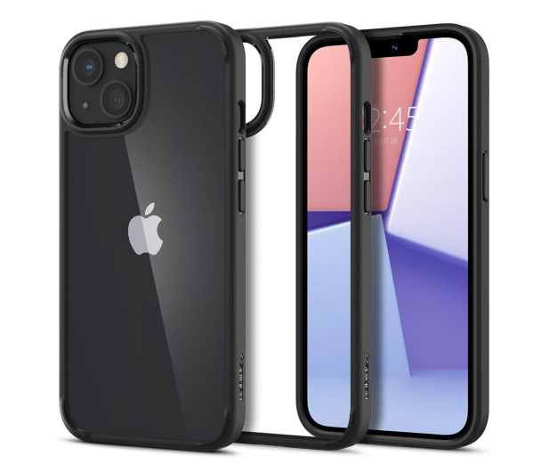SPIGEN Etui ULTRA HYBRID IPHONE 13 MATTE BLACK - 681708 - zdjęcie